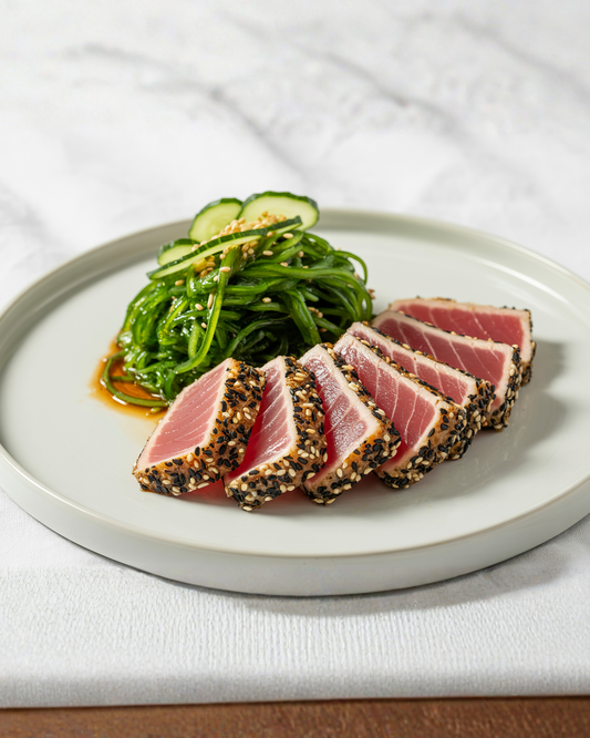 Ahi Yellowfin Tuna Steaks – 6oz (10 Portion per Case)