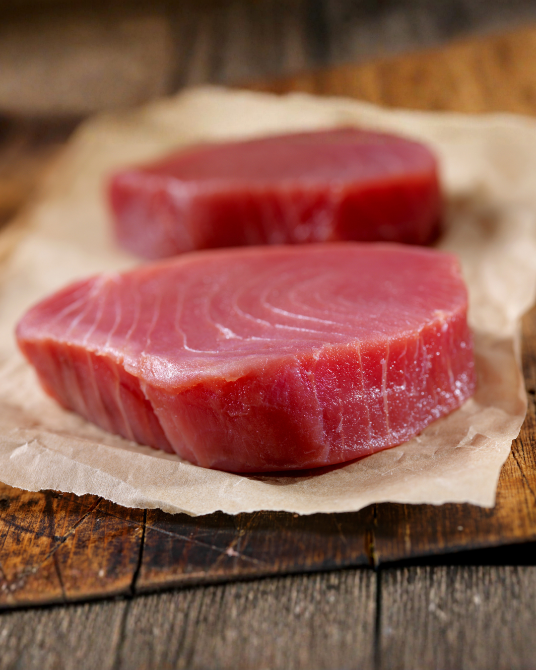 Ahi Yellowfin Tuna Steaks – 6oz (10 Portion per Case)